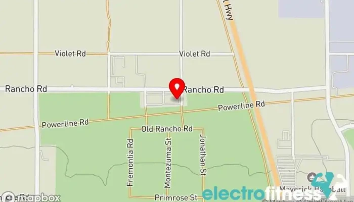 map of Flyer's Gymnastics Gym in Adelanto