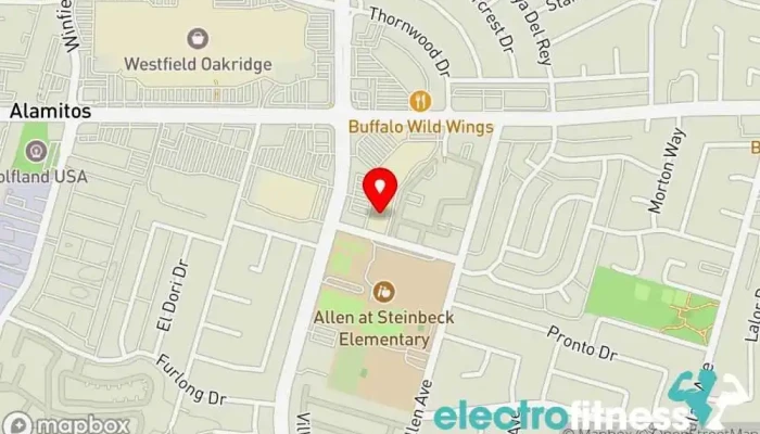 map of Focus Fitness Club Gym, Fitness center, Personal trainer, Yoga studio in San Jose