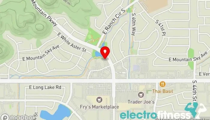 map of Foothills Physical Sports Therapy Gym in Phoenix