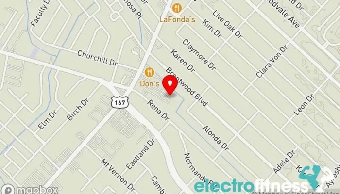map of Forged Fitness Gym, Fitness center, Nutritionist, Personal trainer, Physical fitness program in Lafayette