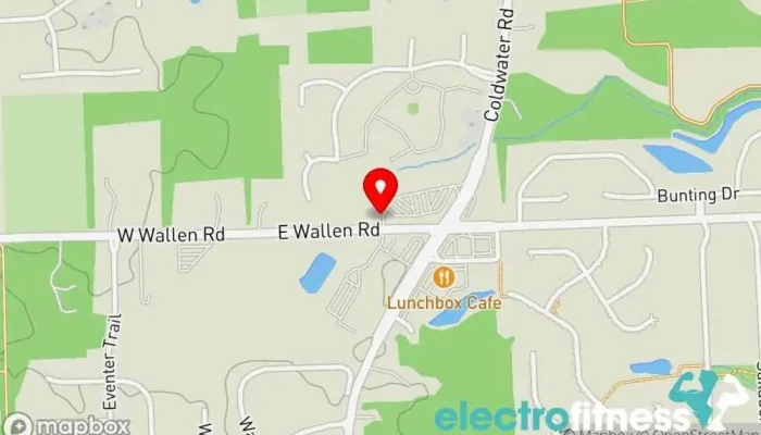 map of Fort Fitness Fitness center in Fort Wayne