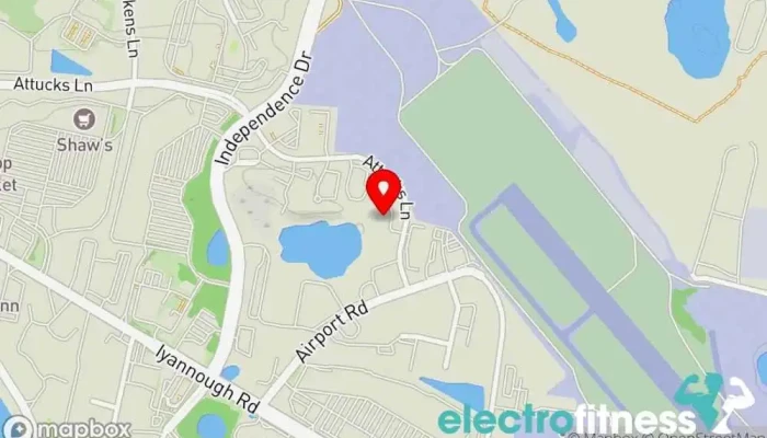 map of Forte Fitness Center Physical fitness program, Boot camp, Boxing gym, Children's party service, Event planner, Fitness center, Gym, Personal trainer, Weightlifting area in Hyannis