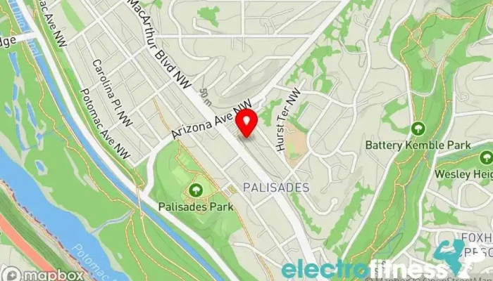 map of Foundation Fitness of The Palisades Personal trainer, Fitness center, Massage therapist, Physical fitness program, Weight loss service in Washington