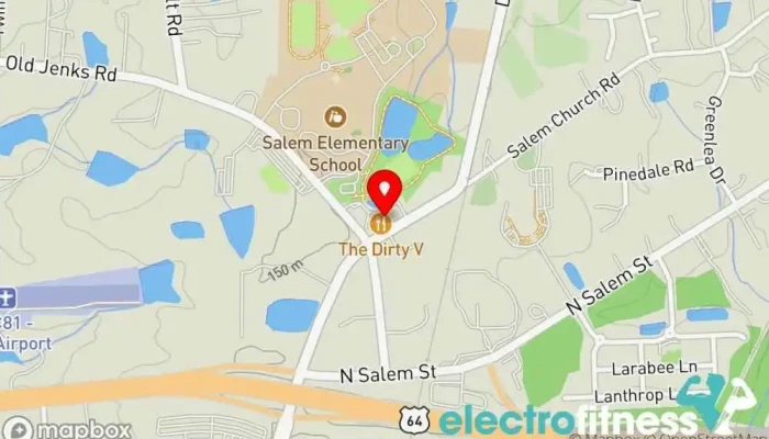map of Framework Performance Academy Physical fitness program, Gym, Personal trainer in Apex