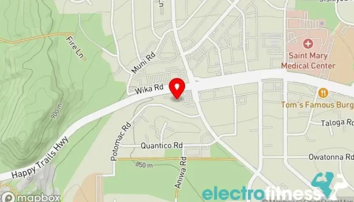 map of Freedom Fitness Fitness center in Apple Valley