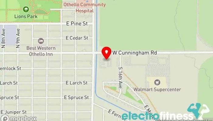 map of Ft Power Gym in Othello
