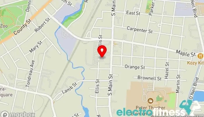 map of Fulcrum Athletics Gym, Nutritionist, Personal trainer, Weight loss service in Attleboro