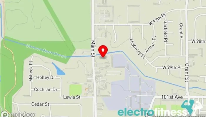map of Full Spectrum Fitness Gym, Aerobics instructor, Basketball club, Fitness center, Exercise equipment store, Personal trainer, Running store, Weightlifting area in Crown Point