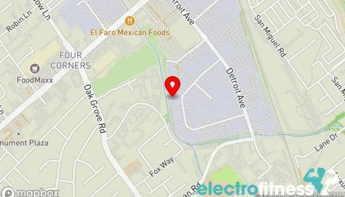 map of Functional Muscle Fitness Gym, Personal trainer in Concord