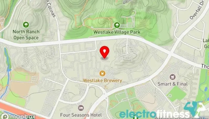 map of Future Physique Westlake Gym, Personal trainer in Westlake Village