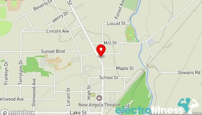 map of Garage Fitness Studio Gym in Angola