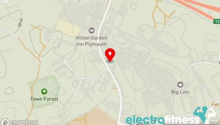 map of Get In Shape For Women Personal trainer, Gym, Weight loss service in Plymouth