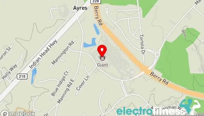 map of Giant Pharmacy Pharmacy in Accokeek