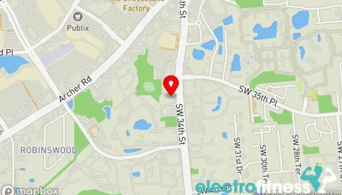 map of Go Primal Fitness and Training Institute Gym, Massage therapist, Nutritionist, Personal trainer, Weight loss service in Gainesville