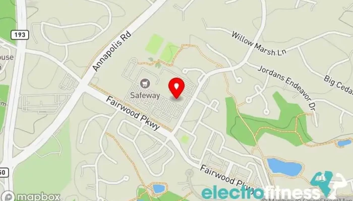 map of Gold's Gym Gym, Fitness center, Personal trainer in Bowie