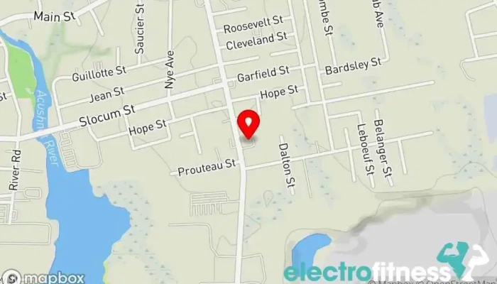 map of Gonsalves Tae Kwon Do School Martial arts school in Acushnet