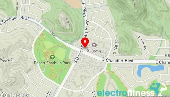 map of Gracie Barra Ahwatukee Brazilian Jiu-Jitsu and Self Defense Martial arts school, Self defense school in Phoenix