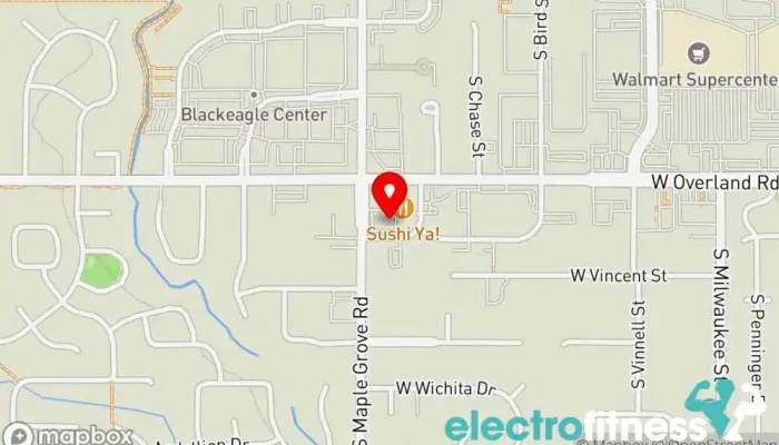 map of Gracie Barra South Boise Brazilian Jiu-Jitsu and Self-Defense Martial arts school, Jujitsu school, Muay Thai boxing gym, Self defense school in Boise