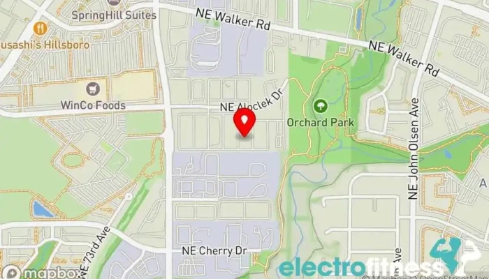 map of Gratitude Strength Club Gym in Hillsboro