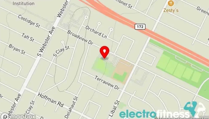 map of Greater Green Bay YMCA - Broadview Y Gym, Fitness center, Gymnastics center, Non-profit organization, Personal trainer, Physical fitness program, Swimming instructor, Youth organization in Green Bay