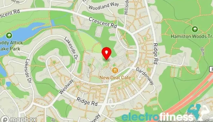 map of Greenbelt Aquatic and Fitness Center Aquatic centre, Gym in Greenbelt