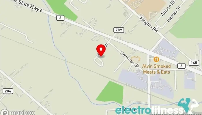 map of Grit & Grace CrossFit Gym in Alvin