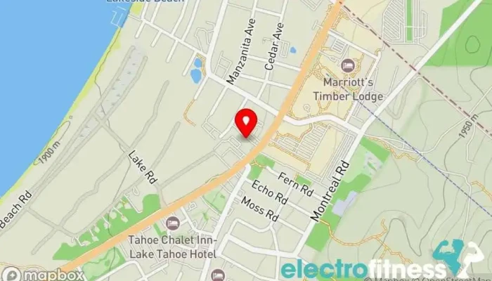 map of GYM LOVE Gym, Fitness center, Health consultant, Nutritionist, Personal trainer in South Lake Tahoe