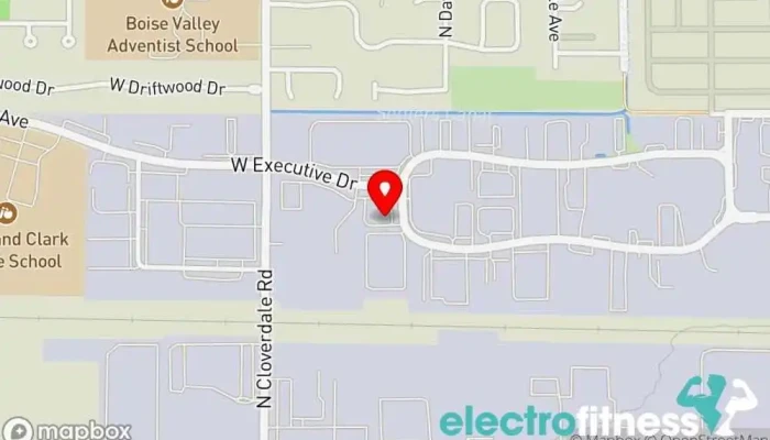 map of Gym Stars Gymnastics Gymnastics center in Boise