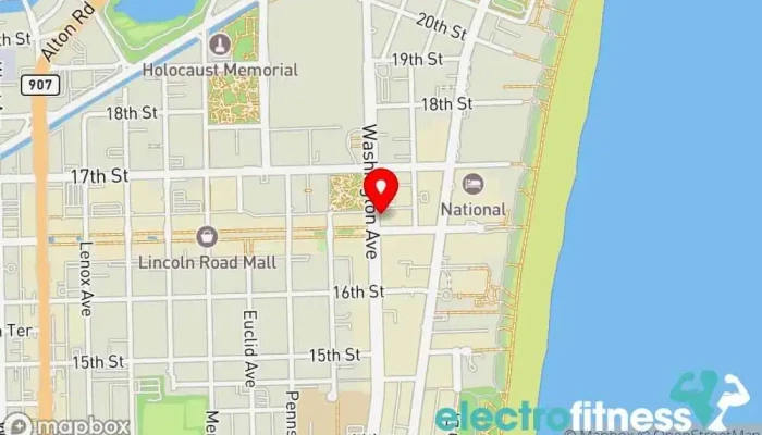 map of Gymage Miami Gym in Miami Beach