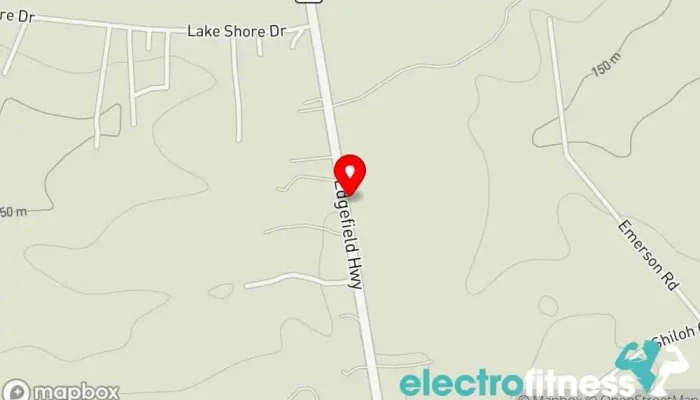map of Hankinson Boxing Gym Gym in Aiken