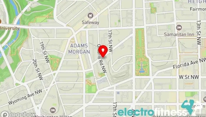 map of Hard Training Club Llc Sports club, Club, Fitness center, Gym, Physical fitness program in Washington