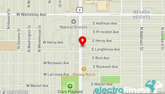 map of Hardcore Gym Spokane Gym in Spokane