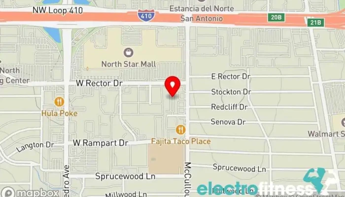 map of HASfit Personal Trainer San Antonio Personal trainer, Athletic field, Nutritionist, Physical fitness program, Weight loss service in San Antonio