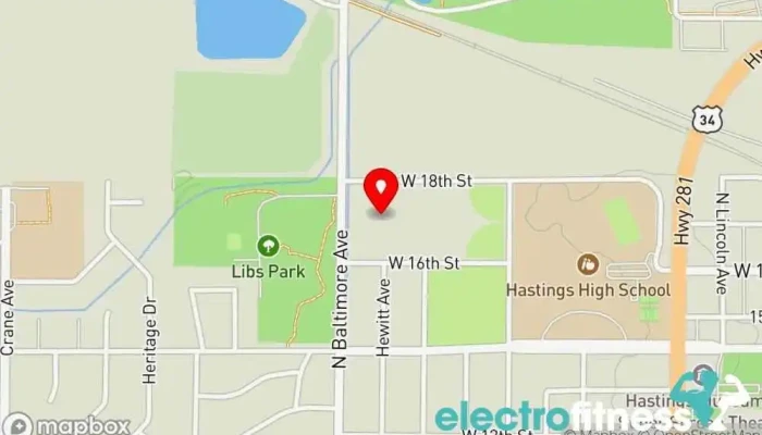 map of Hastings Family YMCA Youth organization in Hastings
