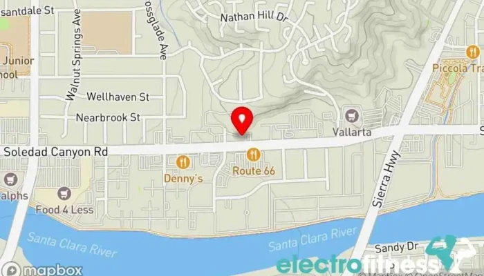 map of Health Restoration Network Inc Fitness center in Santa Clarita