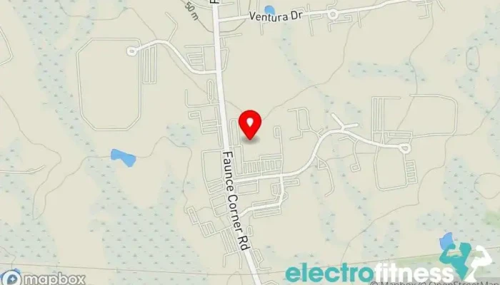 map of Healthtrax Fitness & Wellness Fitness center, Gym, Indoor cycling, Personal trainer, Physical fitness program, Pilates studio, Yoga studio in North Dartmouth