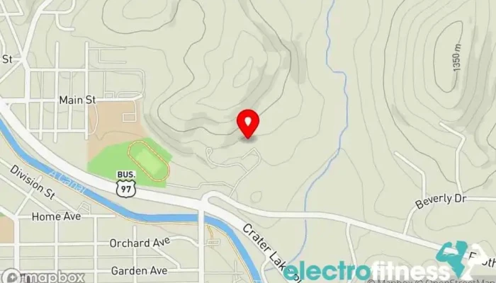 map of Healthy Klamath - A Certified Blue Zones Community Non-profit organization in Klamath Falls