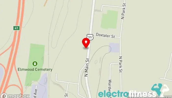 map of Heather A. Miller, PT, DPT Physical therapist, Physical fitness program in Adams