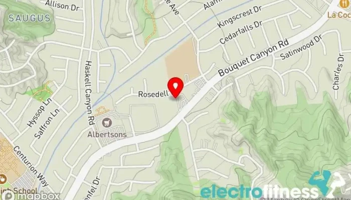 map of Hellion Personal Training, Santa Clarita Personal trainer, Gym in Santa Clarita