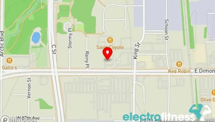 map of Her Fusion Fitness Physical fitness program in Anchorage