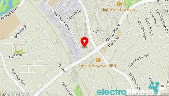 map of HIIT It Fitness Personal trainer, Gym, Physical fitness program in Mission Viejo