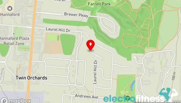 map of HIIT Performance Training Personal trainer in South Burlington