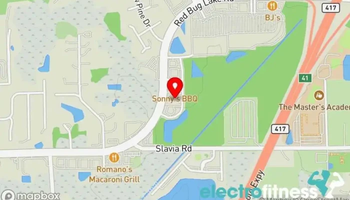 map of HILI FITNESS Oviedo Pilates studio in Oviedo
