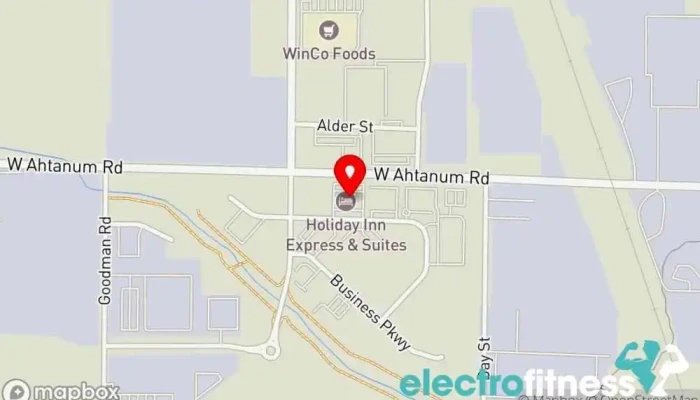 map of Holiday Inn Express Union Gap Hotel in Union Gap