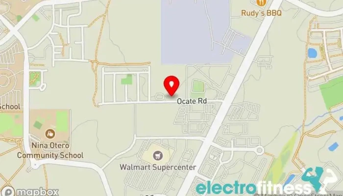map of Holmes Boxing Gym in Santa Fe