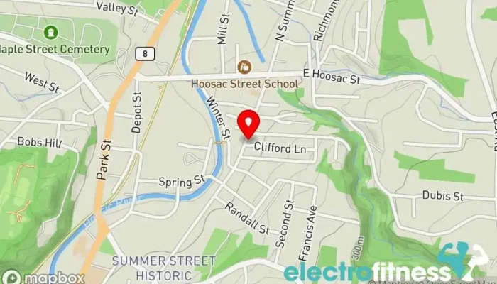 map of Hot Spot Fitness & More Gym in Adams