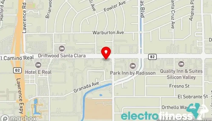 map of House of Muscle USA Personal trainer, Gym, Physical fitness program in Santa Clara
