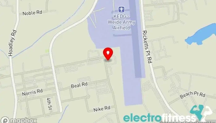 map of Hoyle Fitness Center Gym in Gunpowder