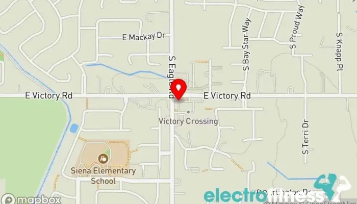 map of Idaho Fitness Factory Gym in Meridian