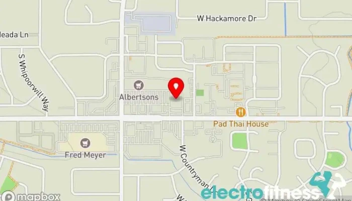 map of Idaho Fitness Factory Overland Gym in Boise